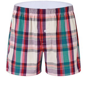 Shorts de boxer en maille douce pour hommes, respirants et confortables, avec taille élastique, pour le quotidien, la détente et le sommeil - Product Image 2