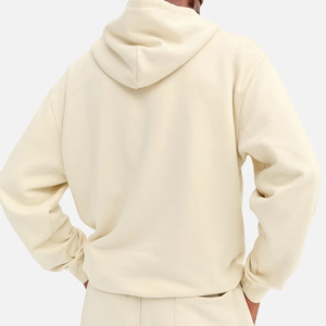 Sudadera con capucha y cremallera para hombre, 100% algodón, ecológica, extragrande, personalizada - Product Image 5