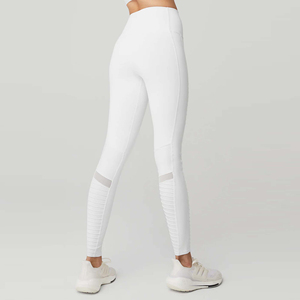 High Waist Full Length <b>Seamless</b> <b>Leggings</b> Solid Knitted Stretch Breathable Spandex Nylon Women's <b>Leggings</b> All Seasons Basic Style - Product Image 2