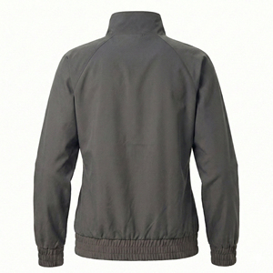 Chaqueta de calentamiento médica para mujer, al por mayor, con logotipo personalizado, cremallera frontal, cuello alto, uniforme deportivo para enfermeras, chaqueta de uniforme quirúrgico - Product Image 3