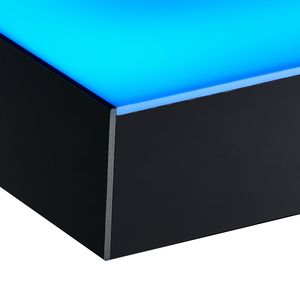 2-Tier 72-Inch Commercial LED Lighted Liquor Bottle <b>Display</b> <b>Stand</b> Illuminated Home Bar Shelf 2 Steps PE <b>Acrylic</b> Rack for Whiskey - Product Image 5