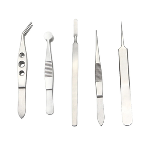 Kit de démarrage pour la surface oculaire 5 pièces Instruments ophtalmiques manuels en acier inoxydable allemand Pince de débridage Kit de lentilles pour soins oculaires - Product Image 3