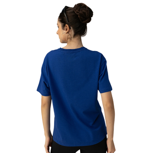 Camiseta Deportiva de Cuello Redondo para Mujer, Color Azul Rey, de Secado Rápido, Manga Corta, para Entrenamiento, Running, Gimnasio y Fitness - Product Image 2