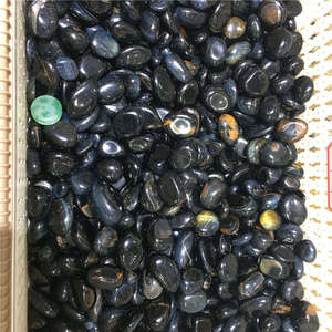 Venta al por Mayor de Piedras Curativas de Cristal, Nuevas Llegadas, Ojo de Tigre Azul Natural, Piedra Pulida, Hermosas Gemas de Cristal - Product Image 4