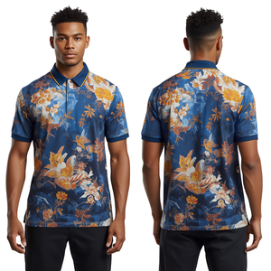 Polo Deportivo para Hombre con Estampado de Mármol - Product Image 4