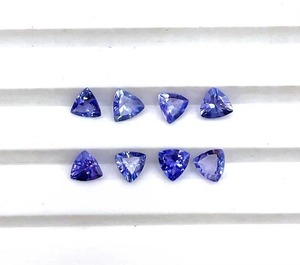 Tanzanite naturelle taille poire facettée 4mm, pierre précieuse calibrée en vrac pour la fabrication de boucles d'oreilles, prix de gros, tanzanite authentique en vrac - Product Image 1