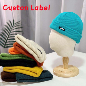 Gorro de Punto Unisex Harry Johnson de Color Sólido, 100% Acrílico, Diseño Casual con Borde, para Adultos, 56-58CM, Etiqueta Personalizada Disponible - Product Image 4
