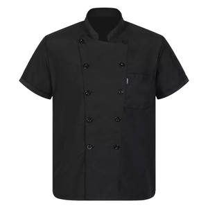 Chemise de Chef Personnalisée en Polycoton de Qualité Supérieure 2025 pour Hôtels et Restaurants, Boutons sur le Devant, Petit Col, Poche Apparente - Product Image 6