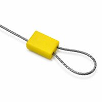 Scellé en câble d'acier YSD avec verrouillage inviolable pour conteneurs, camions et marchandises - Échantillon disponible