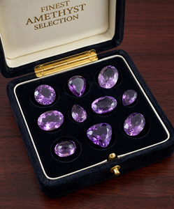 Pierres précieuses en améthyste violette naturelle, facettées, formes mélangées, irisées, 10-15 mm, 2 g, pour la fabrication de bagues, pendentifs, colliers et bijoux - Product Image 5
