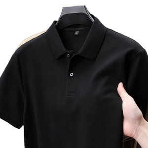 100% pur coton 2025 nouveau de haute qualité à manches courtes été nouveaux hommes respirant polo de haute qualité personnalisé T-shirt haut - Product Image 4