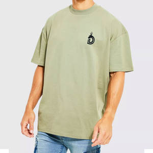 Camiseta Oversize Transpirable para Hombre, Hecha en Pakistán 2026, de Alta Calidad, Color Liso, Manga Corta - Product Image 1