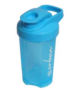 Me Swastik ME-002 Blue Plastic Shaker Cup <b>Protein</b> for Portable Drinkware Flip Lid for Mixer Fitness 500ml Dishwasher - Product Image 3