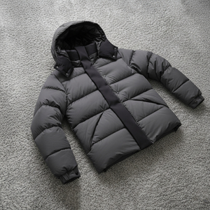 Hot Selling Men's <b>Camouflage</b> Stand Collar Long Bomber Puffer Jacket Waterproof Winter Quilted 100% Polyester Outdoor Front Logo - Product Image 2