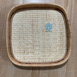 Bandeja Cuadrada de Ratán Tejida a Mano con Acabado Natural, Ecológica, para Decoración del Hogar, Proveedor Mayorista para Almacenamiento en la Cocina - Product Image 3
