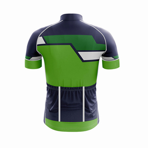 Uniformes de cyclisme VTT pour hommes personnalisés avec impression par sublimation, couleur unie, tissu coupe-vent et anti-UV, uniformes de VTT - Product Image 4