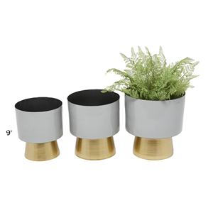 Jardinières et pots de conception antique finition décorative pour la maison et la décoration de mariage jardinières en métal au prix le plus bas - Product Image 1