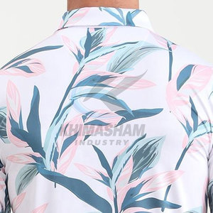 Camiseta de Golf de Manga Corta para Hombre, de Alta Calidad, Informal, con Logotipo Personalizado en la Parte Delantera, de Algodón y Poliéster, Tejida, Transpirable, OEM ODM - Product Image 5