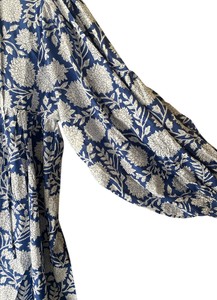 Robe longue 100 % coton pour femme, la plus vendue, faite à la main, style bohème décontracté, imprimé floral, douce, pour l'été et la plage, naturelle et ample - Product Image 4