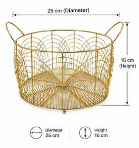 Panier de rangement en fil de fer de haute qualité, finition électrolytique, organisateur de cuisine en métal pour la maison, l'hôtel, le restaurant, vente en gros - Product Image 4