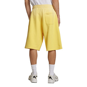 Ensemble décontracté homme : sweat à capuche et short 100 % coton molletonné respirant à manches longues avec logo imprimé sur le devant et motif uni - Product Image 5