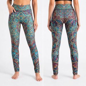 Leggings de Yoga con Estampado de Mosaico Caleidoscópico, Anti-Pilling, Protección UV, Pantalones para Festivales, Leggings para Mujer - Product Image 1