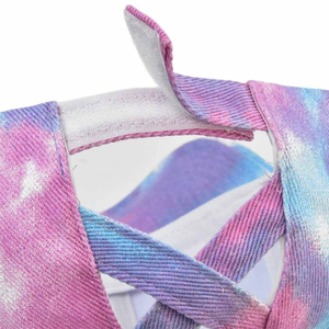 Tie Dye Baseball Cap Unisex Adjustable 6-Panel <b>Hat</b> Fashion Spring Summer Casual Style Pink Blue <b>Purple</b> Print - Product Image 6