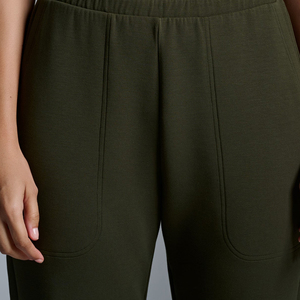 Custom Women's Cotton Fleece Jogger Sweatpants with Pockets Casual Fitness Pants - Product Image 4