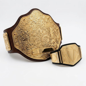 Cinturón de Campeonato Mundial de Peso Pesado, 4mm 2mm, Personalizado, Unisex, 100% Cuero Genuino, para Entrenamiento de Boxeo - Product Image 2