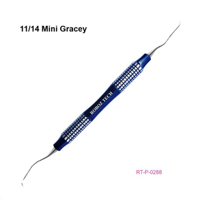 Curette dentaire manuelle ergonomique 15/16 Mini Gracey en acier inoxydable, modèle RT-P-0286, certifiée CE par Roboz Tech Pakistan - Product Image 3