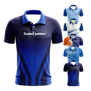 Camisa de Moda Europea y Americana para Hombre, Estilo Vintage, 100% Poliéster, Tejido de Punto, Patrón Geométrico, Manga Corta, con Botones - Product Image 2
