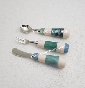 Quality Design Cheese <b>Set</b> Kitchen Utensil Cutlery <b>Set</b> Stainless Steel Cheese <b>Set</b> Wood Resin Handle At very best factory Price - Product Image 4