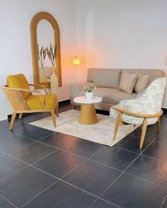 Scandinavian Style Wooden <b>Sofa</b> Set with Lounge Chairs and Coffee <b>Table</b> Furniture Manufacturer - Product Image 1