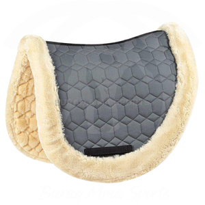 Almohadillas de Silla de Montar Ligeras OEM Lisas Teñidas con Relleno de Algodón y Forro Polar - Product Image 4