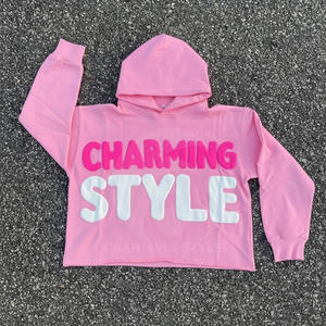 Sweat à capuche personnalisé pour homme, style hip-hop, hiver, uni, imprimé, 100% coton, coupe classique, épais, service OEM - Product Image 1