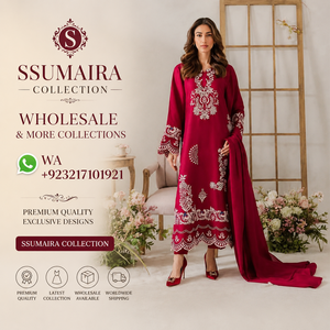 VINTAGE Women's 3PC Embroidered Dhanak Suit Set Including Dhanak <b>Shawl</b> and Trousers Indian Pakistani Anarkali Diwali <b>Wedding</b> - Product Image 6