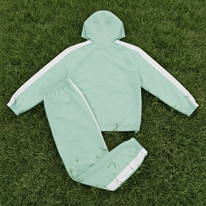 Unisex <b>Vintage</b> Plus Size Lightweight Printed Hooded Nylon <b>Windbreaker</b> Tracksuit Set Outdoor Athletic Training Waterproof Custom - Product Image 2
