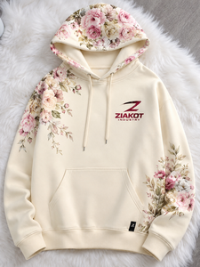Custom Fleece <b>Hoodie</b> Wholesale Heavyweight Pullover Sweatshirt Custom Logo Hoodies ZIAKOT INDUSTRY Pakistan Manufacturer - Product Image 1