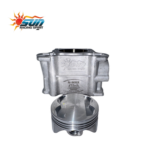 SUN Racing 63mm Ceramic Cylinder Block Kit for Yamaha NMAX 155 - High-Thermal Efficiency Engine Upgrade for Improved <b>Torque</b> - Product Image 6