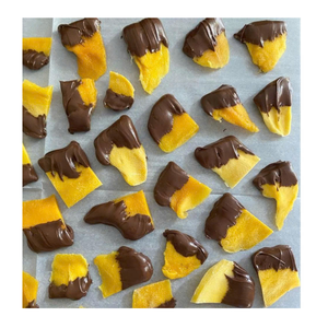 Rodajas de mango seco cubiertas de chocolate, dulce bocadillo de fruta tropical, precio de fábrica desde Vietnam - Product Image 2