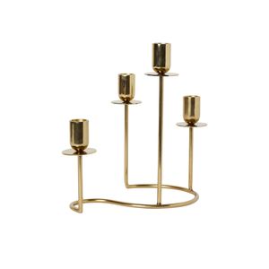 Nouveau support de bougie en fer thermolaqué, design spirale, pour décoration, éclairage et centre de table - Product Image 5