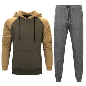 Ensemble de survêtement pour homme, design de mode d'hiver, 2 pièces, personnalisable, avec capuche zippée, matière polaire, couleurs et logo personnalisés - Product Image 2