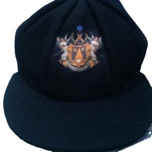 Cricket Baggy <b>Cap</b> <b>Black</b> Color With Embroidery Logo - Product Image 1