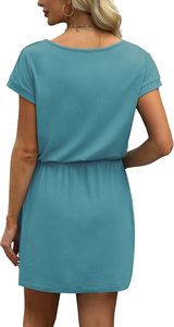 Womens Casual 2 Piece <b>Set</b> T Shirt With Short Trouser Summer Outfit Soft Cotton Breathable Lounge Wear Comfortable Daily Wear - Product Image 4