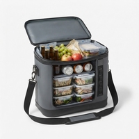 Sac isotherme de pique-nique BONITA BNT26072006 grande capacité en polyester, avec bandoulière, léger et portable pour le stockage des aliments et des boissons