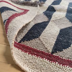 Alfombra Durrie de Lana Hecha a Mano, Negra y con Patrón Abstracto Natural, Ecológica, de Pelo Corto y Tejido Plano, para Sala de Estar y Dormitorio - Product Image 6