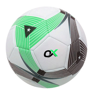 Custom Soccer <b>Ball</b> White Red Black Stripe Design <b>Training</b> Match Football Durable PU Material Professional Size Standard <b>Ball</b> - Product Image 1