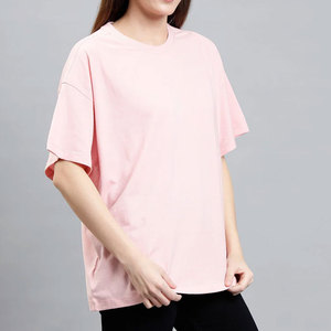 Nouvelle Arrivée T-shirts de Fitness Personnalisés de Haute Qualité pour Femmes Grandes Tailles en Coton/Fibre de Bambou Respirant à Séchage Rapide Épaules Tombantes - Product Image 4