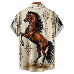 Camisa Casual Elegante para Hombre, Verano, 200 Gramos, Transpirable, Secado Rápido, Ecológica, Manga Corta, 100% Poliéster - Product Image 4