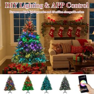 LED <b>Lights</b> & Remote APP Control 5/6/7 FT Artificial Christmas <b>Tree</b> - Product Image 6